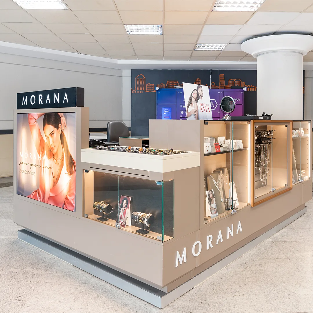 Quiosque Morana em shopping center